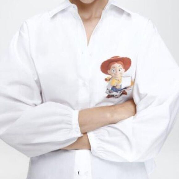 ZARA TOY STORY DISNEY POPLIN SHIRT - Picture 11 of 12
